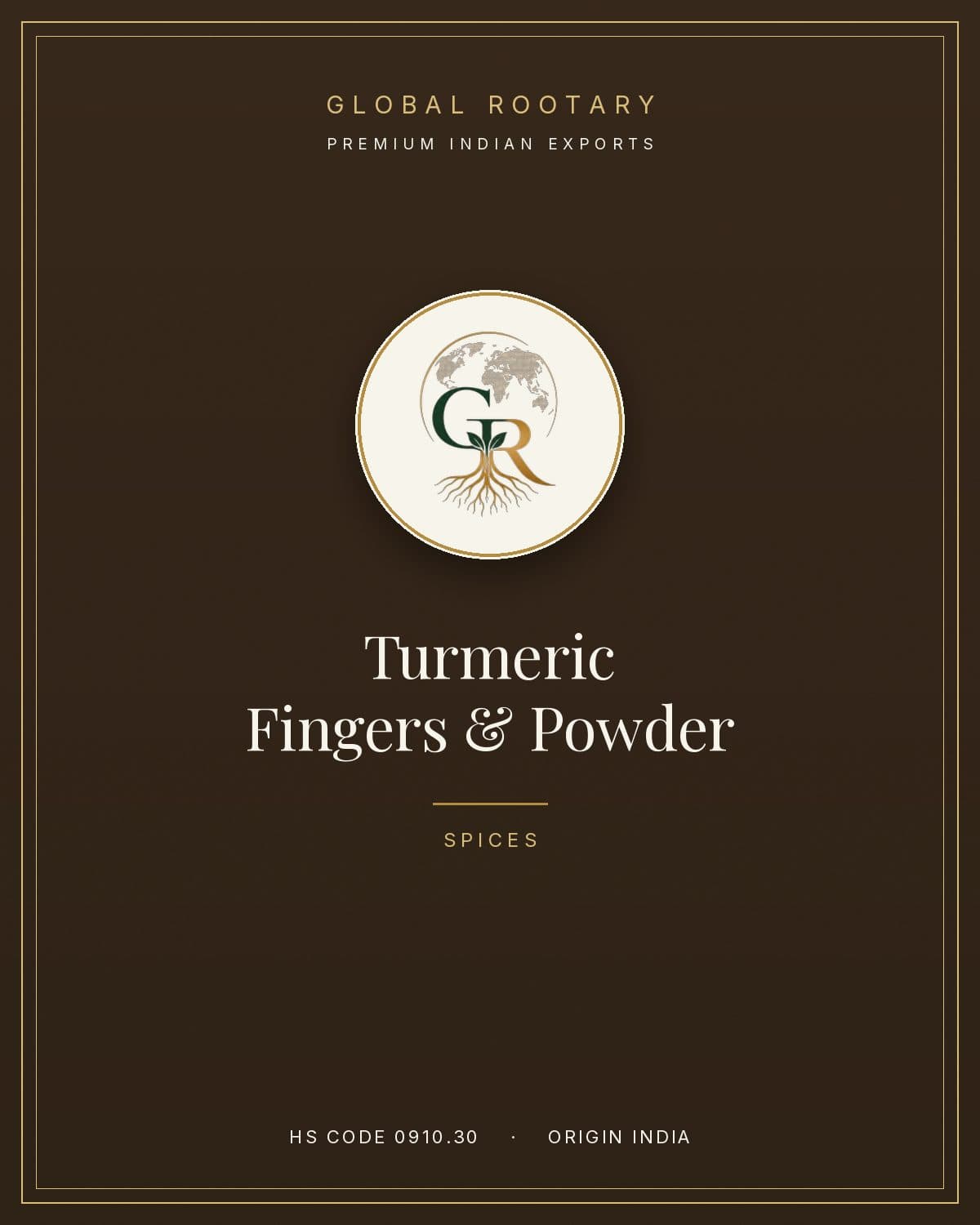 Turmeric — Fingers & Powder